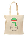 Cute Snowman Matryoshka Nesting Doll - Christmas Grocery Tote Bag-Grocery Tote-TooLoud-Natural-Medium-Davson Sales