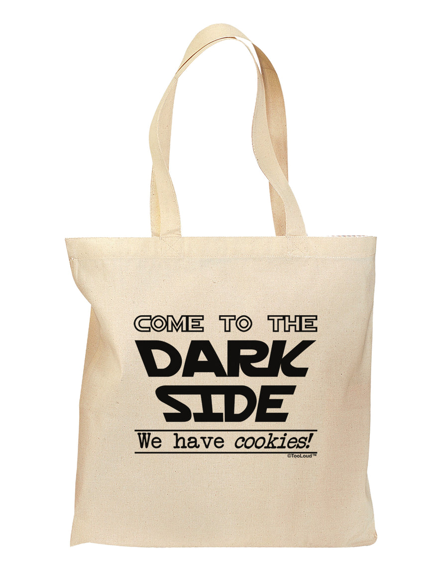 Come To The Dark Side - Cookies Grocery Tote Bag by TooLoud-Grocery Tote-TooLoud-Natural-Medium-Davson Sales