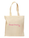 Stronger Everyday Breast Cancer Awareness Ribbon Grocery Tote Bag-Grocery Tote-TooLoud-Natural-Medium-Davson Sales