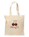 Cherry Pi Grocery Tote Bag-Grocery Tote-TooLoud-Natural-Medium-Davson Sales