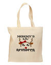 Mommy's Lil Reindeer Girl Grocery Tote Bag-Grocery Tote-TooLoud-Natural-Medium-Davson Sales