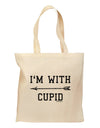 I'm With Cupid - Left Arrow Grocery Tote Bag by TooLoud-Grocery Tote-TooLoud-Natural-Medium-Davson Sales