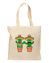 Fiesta Cactus Couple Grocery Tote Bag by TooLoud-Grocery Tote-TooLoud-Natural-Medium-Davson Sales