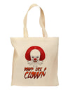 Down Like a Clown Grocery Tote Bag-Grocery Tote-TooLoud-Natural-Medium-Davson Sales