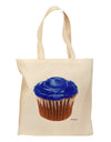 Giant Bright Blue Cupcake Grocery Tote Bag by TooLoud-Grocery Tote-TooLoud-Natural-Medium-Davson Sales