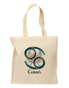 Cancer Symbol Grocery Tote Bag-Grocery Tote-TooLoud-Natural-Medium-Davson Sales