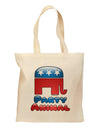 Republican Party Animal Grocery Tote Bag-Grocery Tote-TooLoud-Natural-Medium-Davson Sales