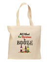 All I Want Is Booze Grocery Tote Bag-Grocery Tote-TooLoud-Natural-Medium-Davson Sales