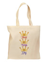 Three Kings Day - C M B Crowns Grocery Tote Bag by TooLoud-Grocery Tote-TooLoud-Natural-Medium-Davson Sales