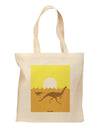 Jurassic Dinosaur Sunrise Grocery Tote Bag by TooLoud-Grocery Tote-TooLoud-Natural-Medium-Davson Sales