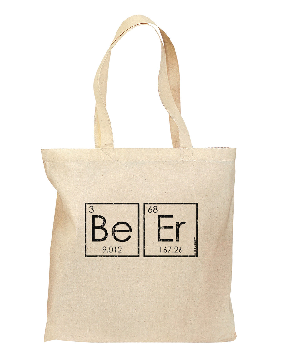 Be Er - Periodic Table of Elements Grocery Tote Bag by TooLoud-Grocery Tote-TooLoud-Natural-Medium-Davson Sales