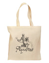 Aquarius Illustration Grocery Tote Bag-Grocery Tote-TooLoud-Natural-Medium-Davson Sales