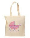 Baby Girl Carriage Grocery Tote Bag-Grocery Tote-TooLoud-Natural-Medium-Davson Sales