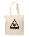 Biohazard Sign Distressed Grocery Tote Bag-Grocery Tote-TooLoud-Natural-Medium-Davson Sales