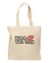 Kiss the Cook With Lips Grocery Tote Bag by TooLoud-Grocery Tote-TooLoud-Natural-Medium-Davson Sales