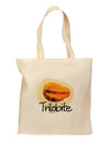 Trilobite Fossil Watercolor Text Grocery Tote Bag-Grocery Tote-TooLoud-Natural-Medium-Davson Sales