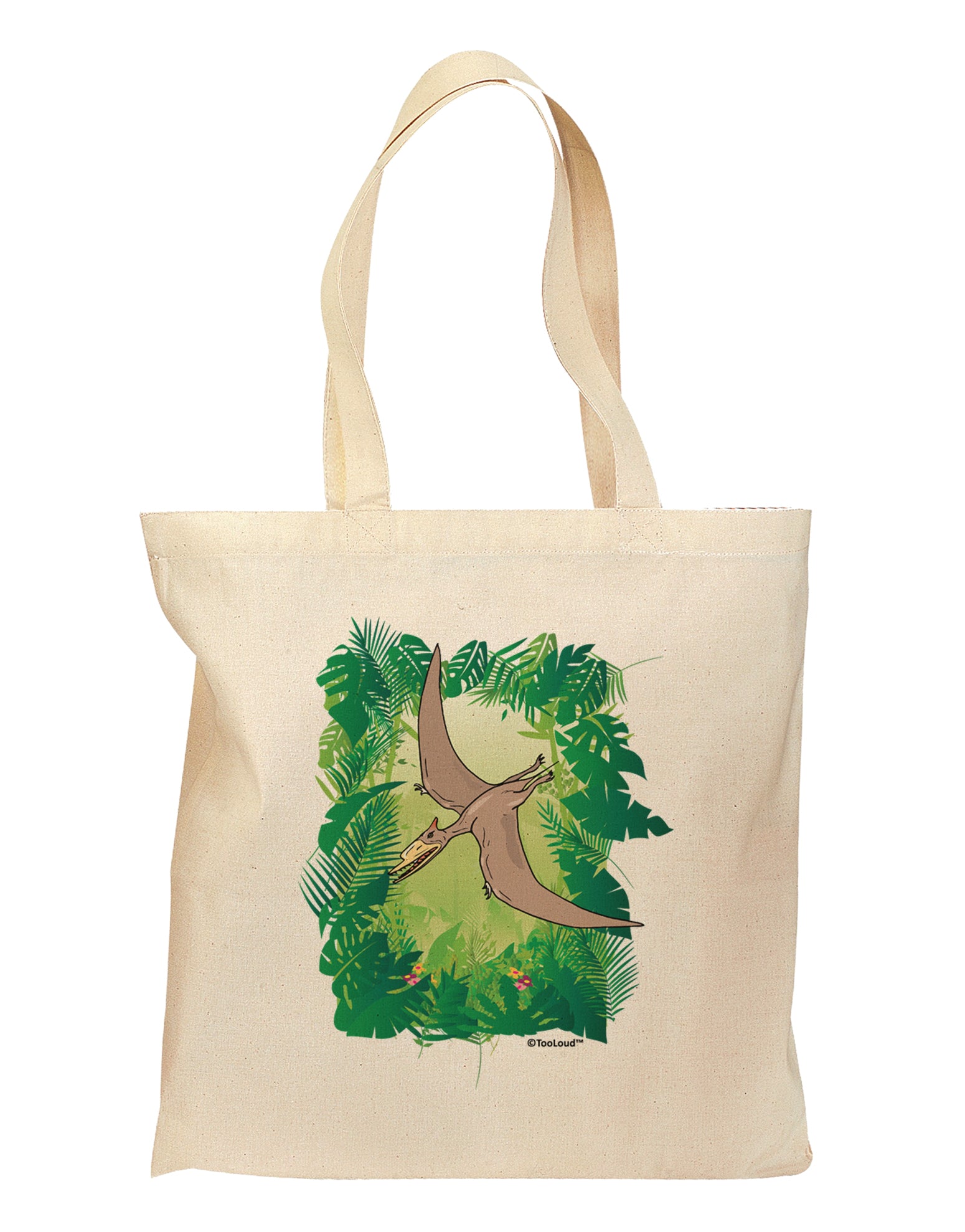 Pterosaurs - Without Name Grocery Tote Bag by TooLoud-Grocery Tote-TooLoud-Natural-Medium-Davson Sales