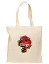 Tattoo Heart Grandpa Grocery Tote Bag-Grocery Tote-TooLoud-Natural-Medium-Davson Sales