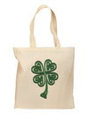 3D Style Celtic Knot 4 Leaf Clover Grocery Tote Bag-Grocery Tote-TooLoud-Natural-Medium-Davson Sales