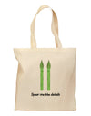 Asparagus - Spear Me the Details Grocery Tote Bag-Grocery Tote-TooLoud-Natural-Medium-Davson Sales