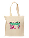 Send Me A Rave Guy Grocery Tote Bag-Grocery Tote-TooLoud-Natural-Medium-Davson Sales