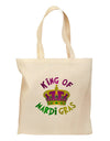 King Of Mardi Gras Grocery Tote Bag-Grocery Tote-TooLoud-Natural-Medium-Davson Sales