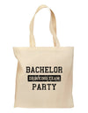 Bachelor Party Drinking Team - Distressed Grocery Tote Bag-Grocery Tote-TooLoud-Natural-Medium-Davson Sales