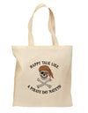 Pirate Day Mateys Grocery Tote Bag - Natural-Grocery Tote-TooLoud-Natural-Medium-Davson Sales