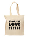 Stand For Love Grocery Tote Bag-Grocery Tote-TooLoud-Natural-Medium-Davson Sales