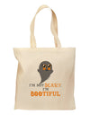 BOOtiful Ghost Orange Grocery Tote Bag-Grocery Tote-TooLoud-Natural-Medium-Davson Sales