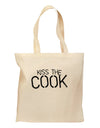 Kiss the Cook Grill Master - Text Grocery Tote Bag by TooLoud-Grocery Tote-TooLoud-Natural-Medium-Davson Sales