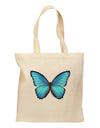 Big Blue Butterfly Grocery Tote Bag-Grocery Tote-TooLoud-Natural-Medium-Davson Sales