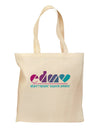 EDM Heart Grocery Tote Bag-Grocery Tote-TooLoud-Natural-Medium-Davson Sales