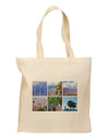 Palm Springs Square Collage Grocery Tote Bag-Grocery Tote-TooLoud-Natural-Medium-Davson Sales