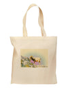 Bighorn Ram Watercolor Grocery Tote Bag-Grocery Tote-TooLoud-Natural-Medium-Davson Sales