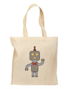 Cute Robot Male Grocery Tote Bag by TooLoud-Grocery Tote-TooLoud-Natural-Medium-Davson Sales