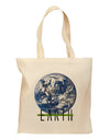 Planet Earth Text Grocery Tote Bag by TooLoud-Grocery Tote-TooLoud-Natural-Medium-Davson Sales