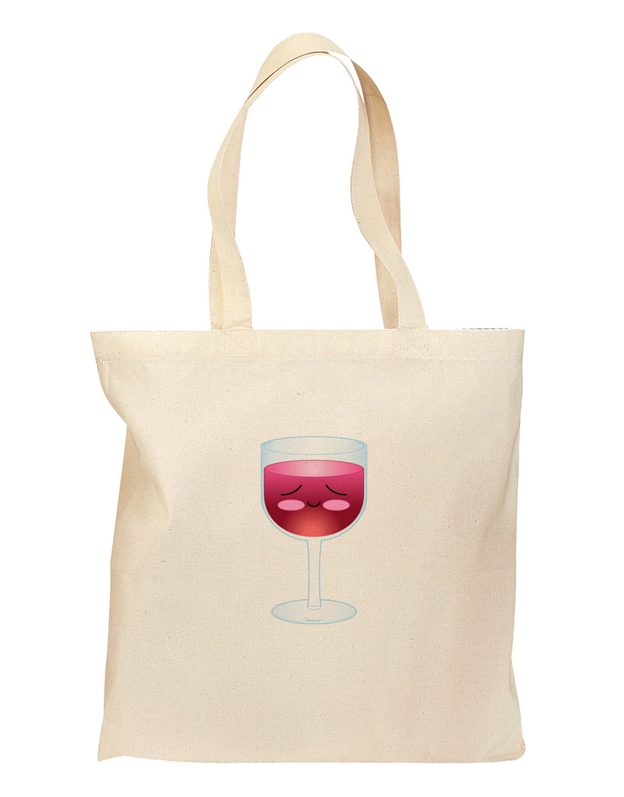 Merry Merlot Grocery Tote Bag-Grocery Tote-TooLoud-Natural-Medium-Davson Sales