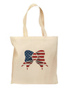 Patriotic Bow Grocery Tote Bag-Grocery Tote-TooLoud-Natural-Medium-Davson Sales