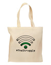 The Struggle - Low Wifi Grocery Tote Bag-Grocery Tote-TooLoud-Natural-Medium-Davson Sales