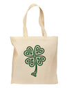 Celtic Knot 4 Leaf Clover St Patricks Grocery Tote Bag-Grocery Tote-TooLoud-Natural-Medium-Davson Sales