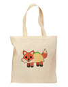 Cute Taco Fox Grocery Tote Bag-Grocery Tote-TooLoud-Natural-Medium-Davson Sales