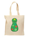 Cute Christmas Tree Matryoshka Nesting Doll Grocery Tote Bag-Grocery Tote-TooLoud-Natural-Medium-Davson Sales