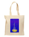 Solo Jellyfish Watercolor Grocery Tote Bag-Grocery Tote-TooLoud-Natural-Medium-Davson Sales