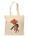 Cat with Pink Sombrero and Sunglasses Grocery Tote Bag by TooLoud-Grocery Tote-TooLoud-Natural-Medium-Davson Sales