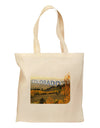 Colorado Postcard Gentle Sunrise Grocery Tote Bag by TooLoud-TooLoud-Natural-Davson Sales