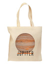 Planet Jupiter Earth Text Grocery Tote Bag by TooLoud-Grocery Tote-TooLoud-Natural-Medium-Davson Sales