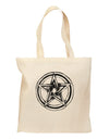 Pentacle Magick Witchcraft Star Grocery Tote Bag-Grocery Tote-TooLoud-Natural-Medium-Davson Sales