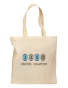 Dreidel Champion Hanukkah Grocery Tote Bag-Grocery Tote-TooLoud-Natural-Medium-Davson Sales