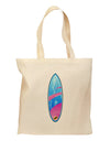 Octopus Surfboard Grocery Tote Bag by TooLoud-Grocery Tote-TooLoud-Natural-Medium-Davson Sales